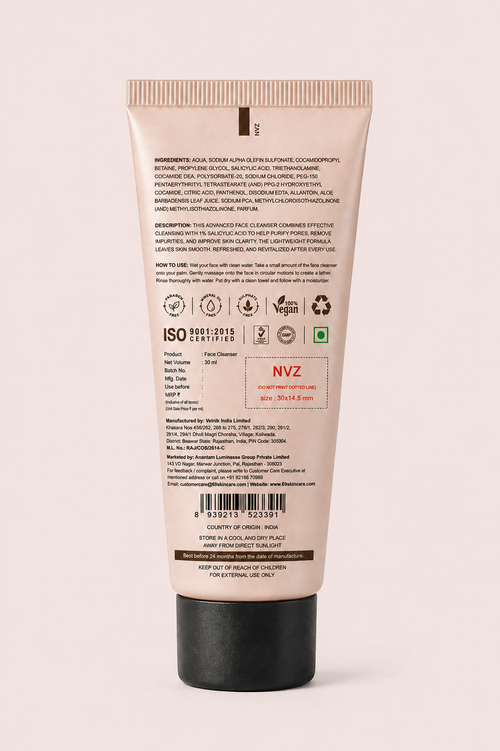 1% Salicylic Acid Face Cleanser for Acne | 6&9 Skincare